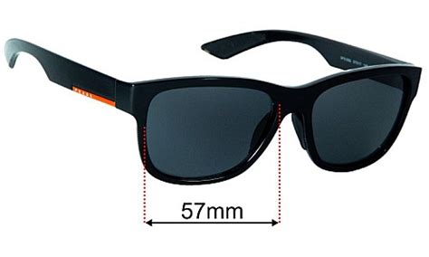 Replacement Lenses by Sunglass Fix™ for Prada SPS03Q 57mm